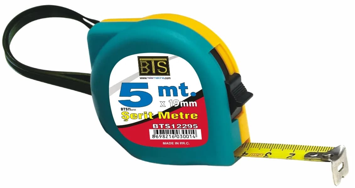 Bts BTS12295 BTS11 Serisi Şerit Metre 5MT X 19mm