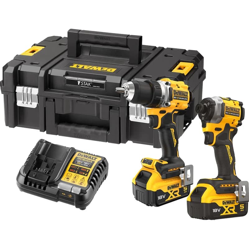 DeWalt DCK2051P2T 18V XR 5.0Ah Matkap Ve Vidalama Set