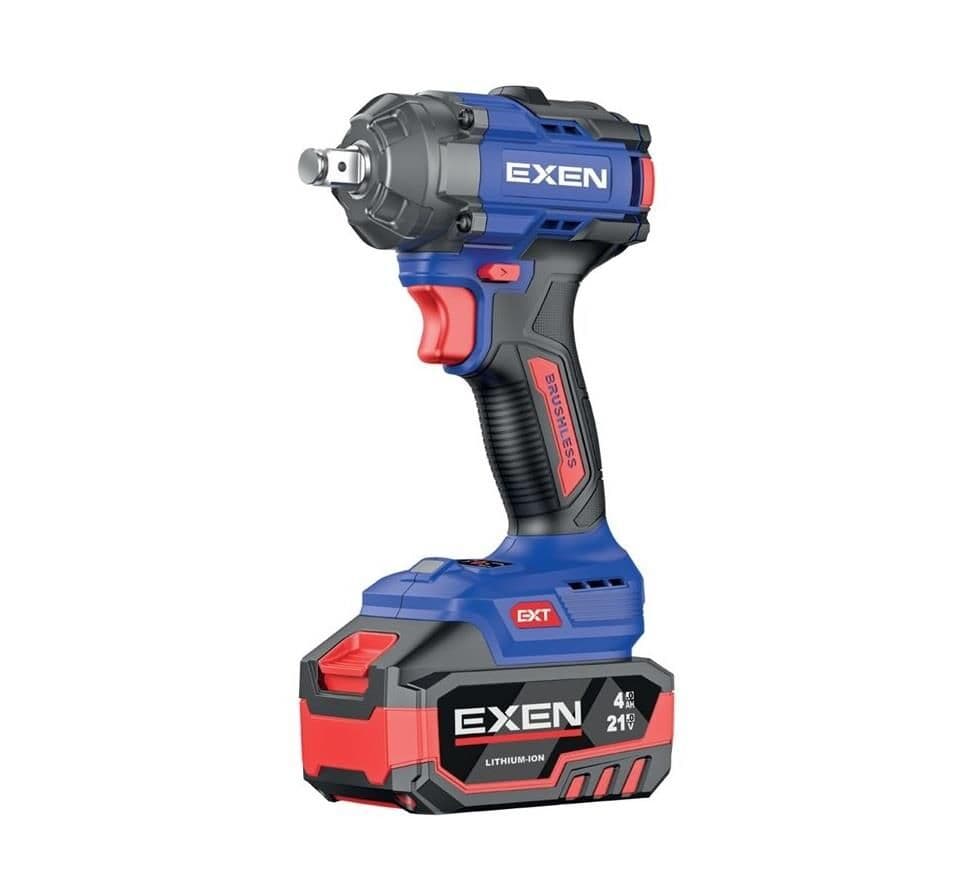 EXEN EN 254 SM - 21V 4Ah 1/2''Soket 550N.m Kömürsüz Şarjlı Somun Sökme