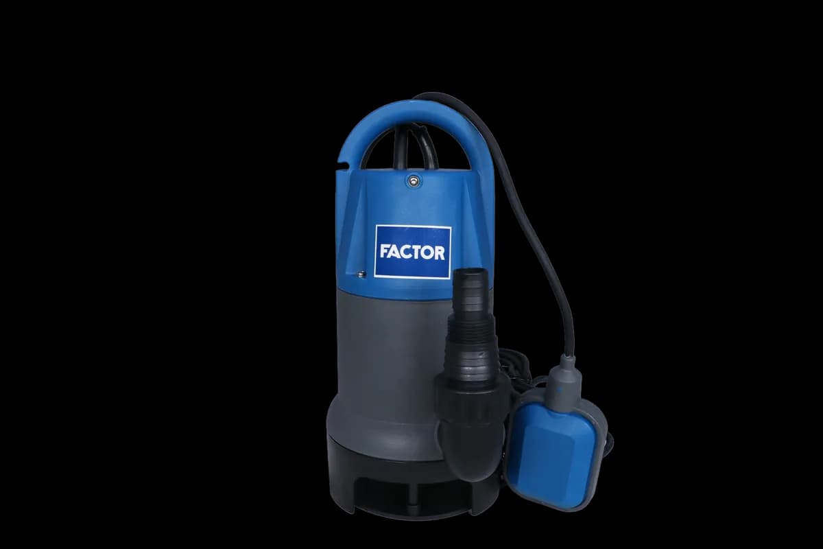 Factor CD750P-N 750W Plastik Gövdeli Temiz Su Drenaj Pompası thumbnail 2