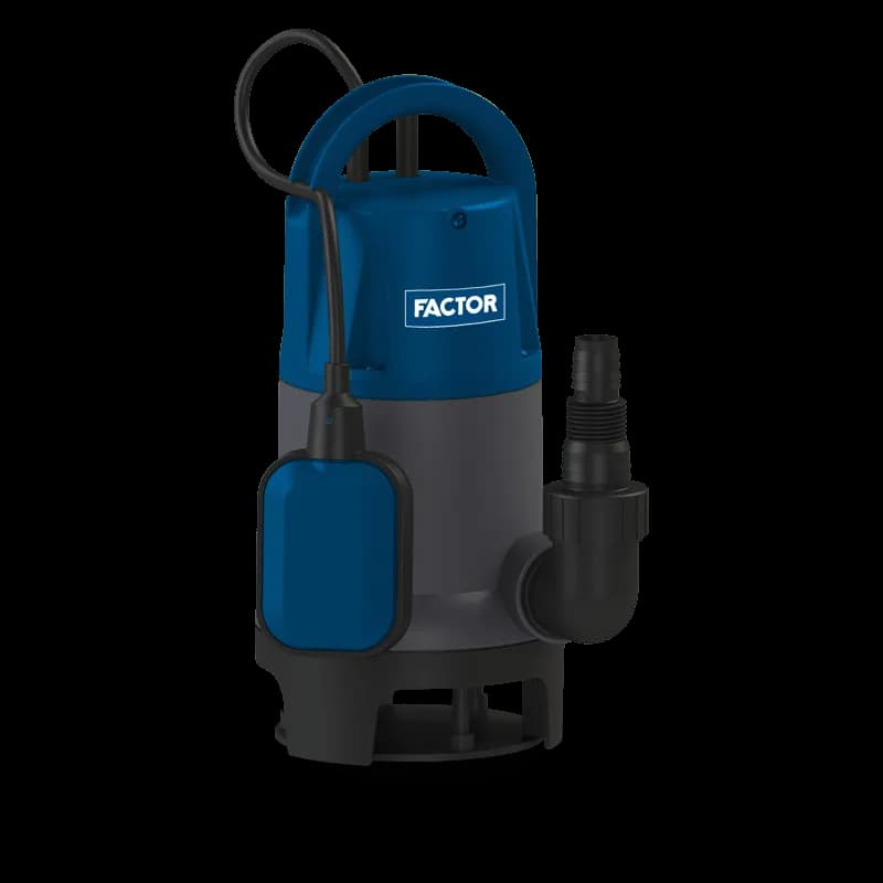 Factor CD750P-N 750W Plastik Gövdeli Temiz Su Drenaj Pompası
