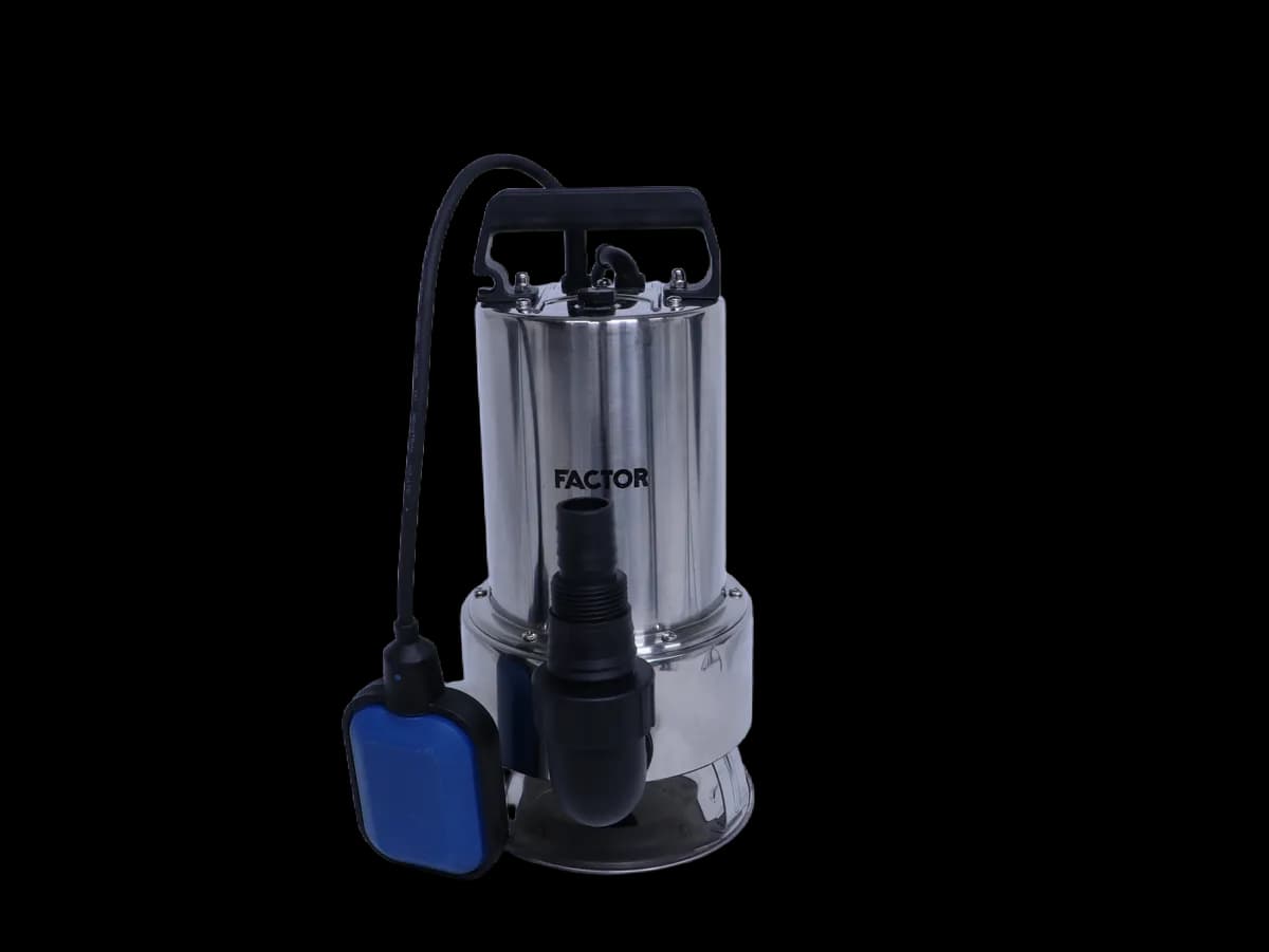Factor CD900PINOX 900W Paslanmaz Gövdeli Temiz Su Drenaj Pompası