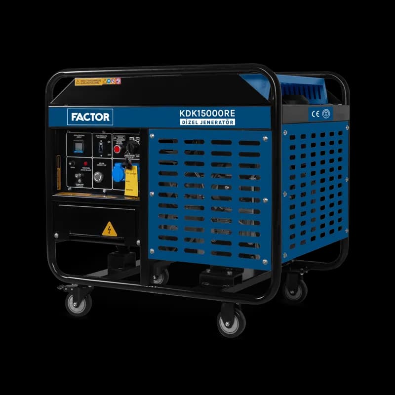 Factor KDK15000RE 15 Kva Dizel Monofaze Jeneratör