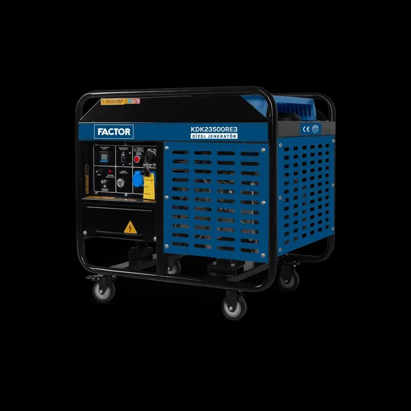 Factor KDK23500RE3 Dizel Jeneratör 23,5 Kva Trifaze