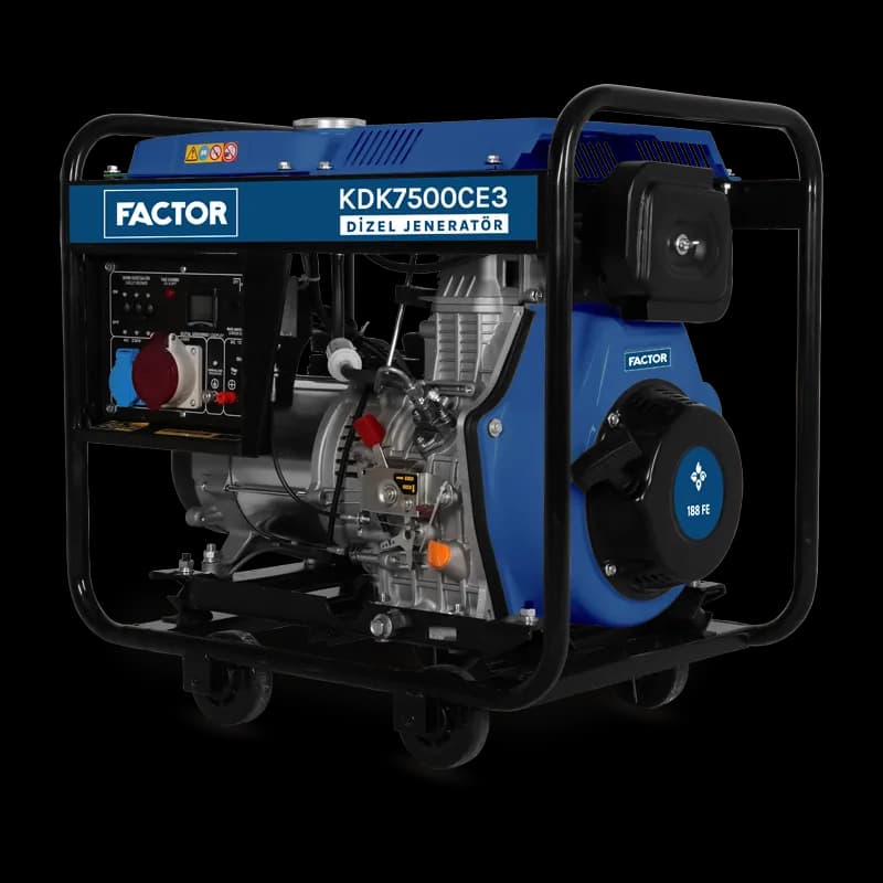 Factor KDK7500CE3 6,9 Kva Dizel Trifaze Jeneratör