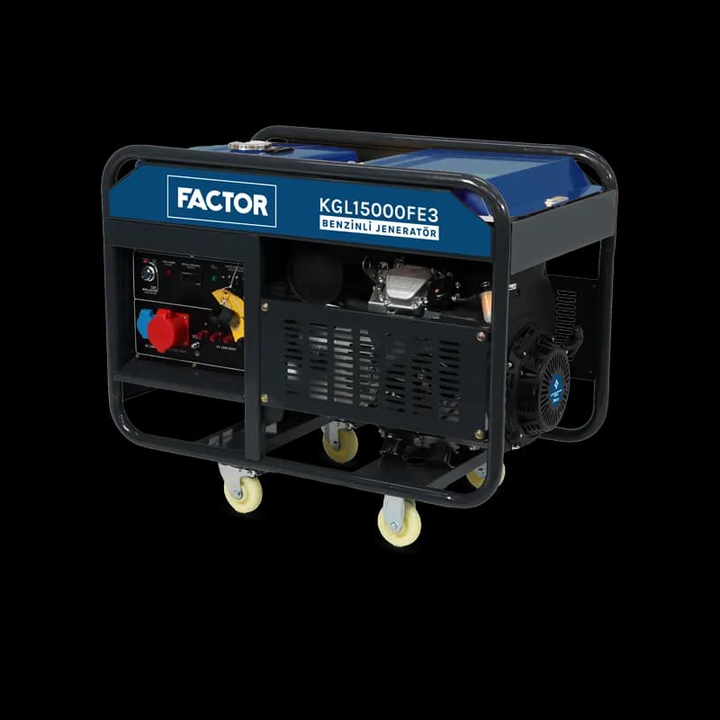 Factor KGL15000FE3 Benzinli Jeneratör 15 Kva Trifaze thumbnail 2