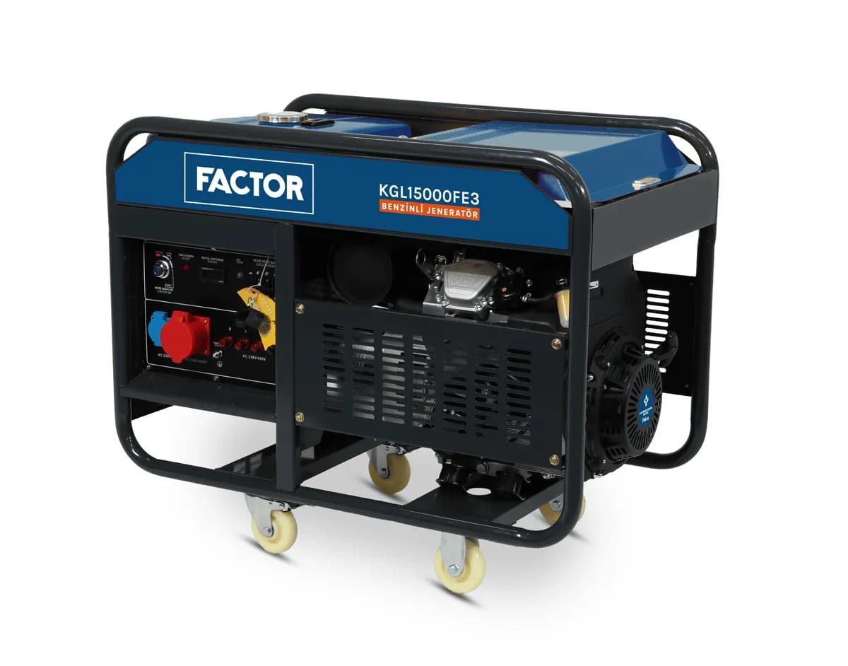 Factor KGL15000FE3 Benzinli Jeneratör 15 Kva Trifaze