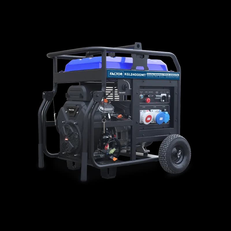 Factor KGL24000MT Benzinli Dual Jeneratör 23,75 Kva