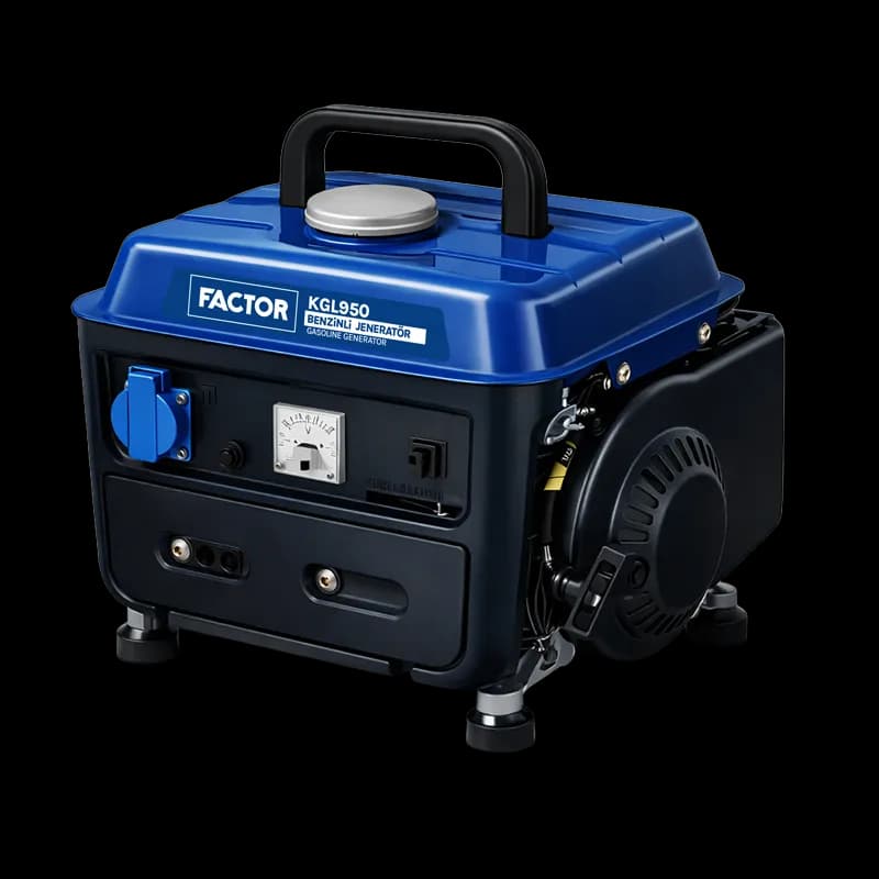 Factor KGL950 0.8 Kw 2 Zamanlı İpli Benzinli Jeneratör thumbnail 2