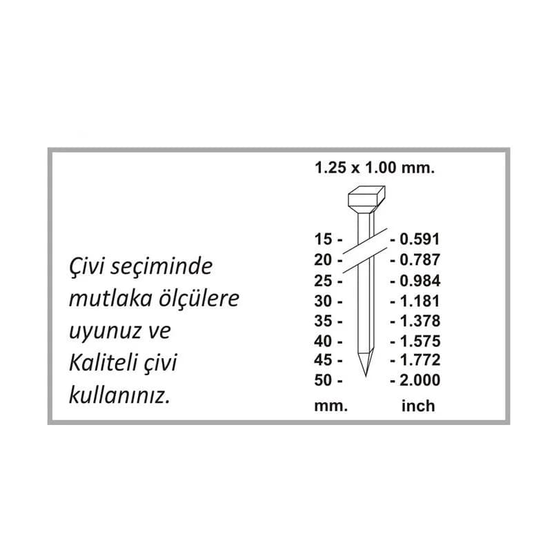 Gison GPF1850 Havalı Çivi Çakma Tabancası thumbnail 2
