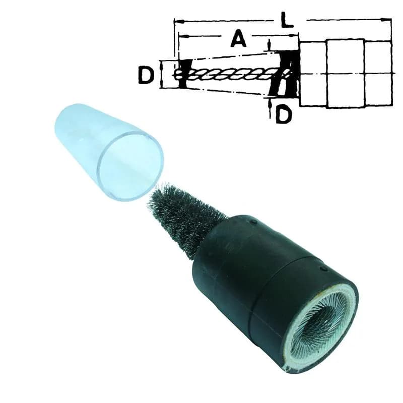 Hawk HA10199 Akü Başı Temizleme Fırçası (Plastik Gövdeli)