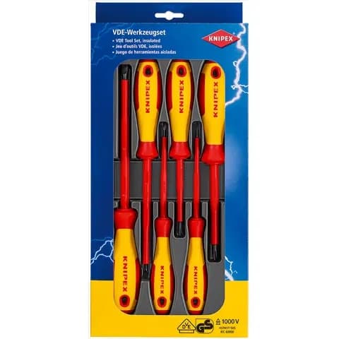 Knipex 002012V01 00 20 12 V01 Tornavida Seti Vde