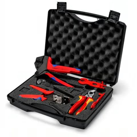Knipex 979104V02 MC4 Solar Konektörler İçin 7 Parçalı Set