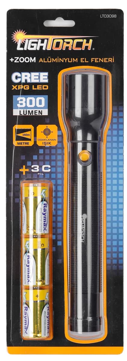 Lightorch LT03098 Zoomlu LED'li El Feneri thumbnail 2