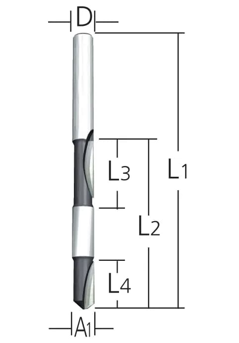 Makita D-09341 Freze Bıçağı 6x6 Mm