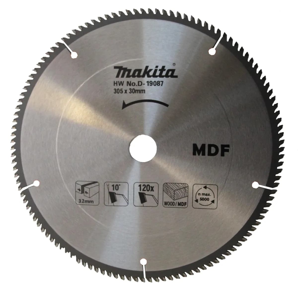 Makita D-19087 Ahşap Kesim Daire Testere 305x120 Diş