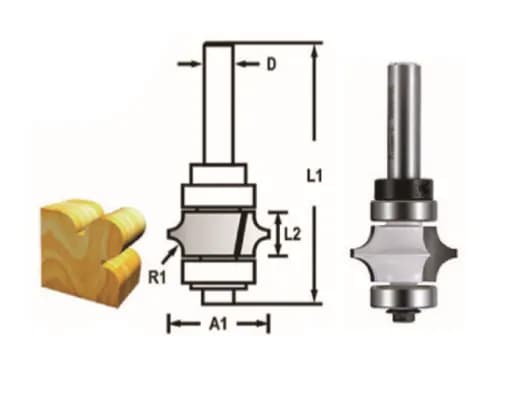 Makita D-48826 Freze Bıçağı 8x25.4 Mm