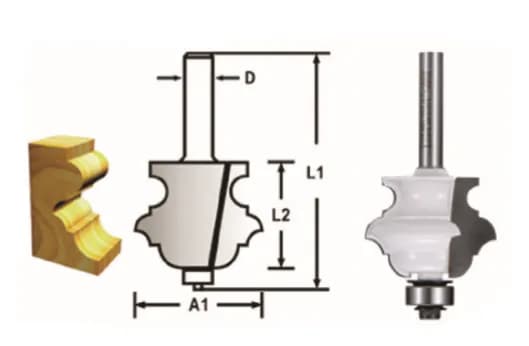 Makita D-48876 Freze Bıçağı 12x57.2 mm