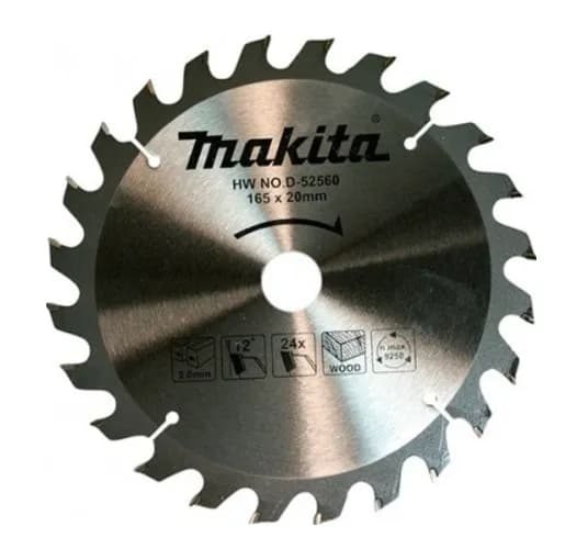 Makita D-52560 Ahşap Daire Testere 165x24 Diş