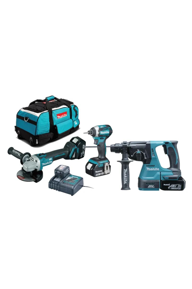 Makita DLX3070TX DLX3070XT ( DGA504Z + DHR242Z + DTD154Z) Set