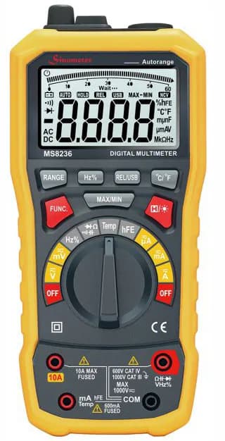Mastech HS8236 Usb Bağlantılı True Rms Multimetre