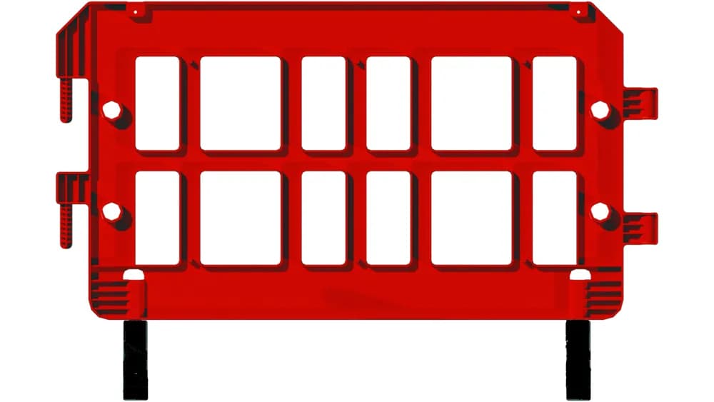 Max Safety MS1-2440 Plastik Trafik Bariyeri 100x150x50 Mm thumbnail 2