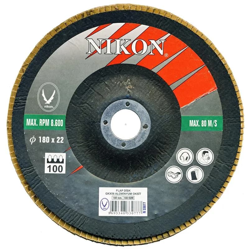 Nikon N33073 Flap Disk 180 Mm 60 Kum
