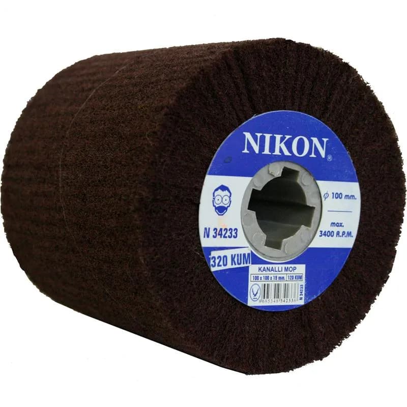 Nikon N34233 Kanallı Mop Non Woven Zımpara 120 Kum