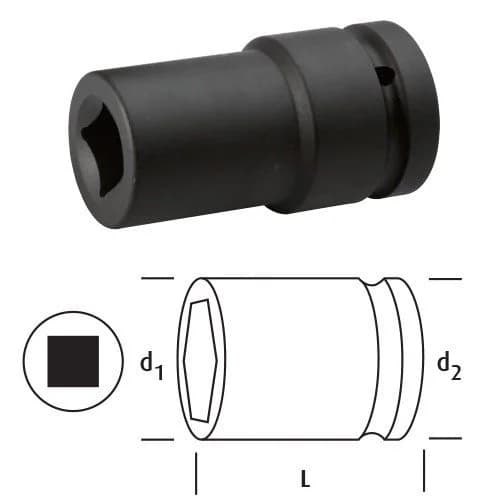 Osaka LN1B3820 1" 20 mm Darbeli Havalı Lokma