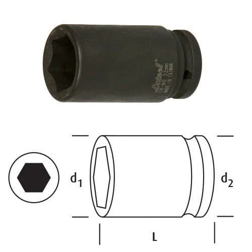 Osaka LN1ID1-5/8 1" Derin Darbeli Lokma