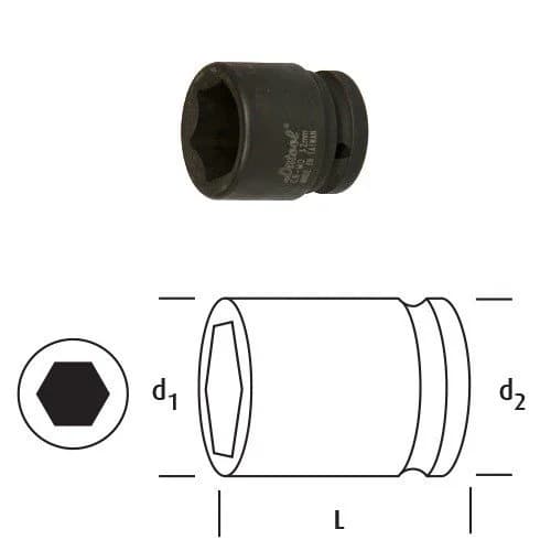 Osaka LN34I2-3/4 3/4 " Darbeli Havalı Lokma
