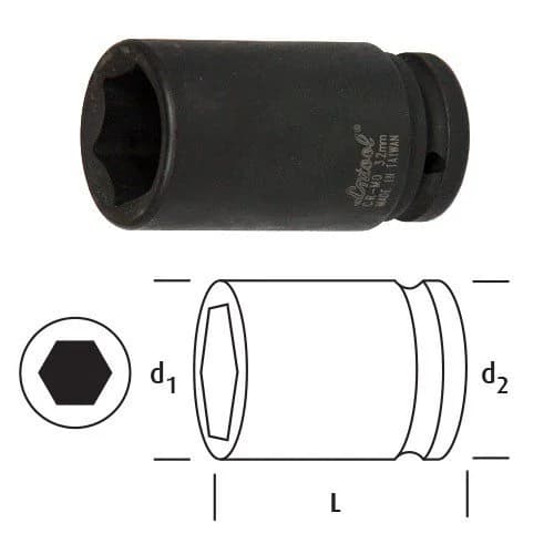Osaka LN34ID2 1/2" Derin Darbeli Lokma