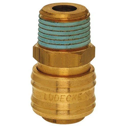 Lüdecke QESG 10A 1" Erkek Stoper Endüstriyel