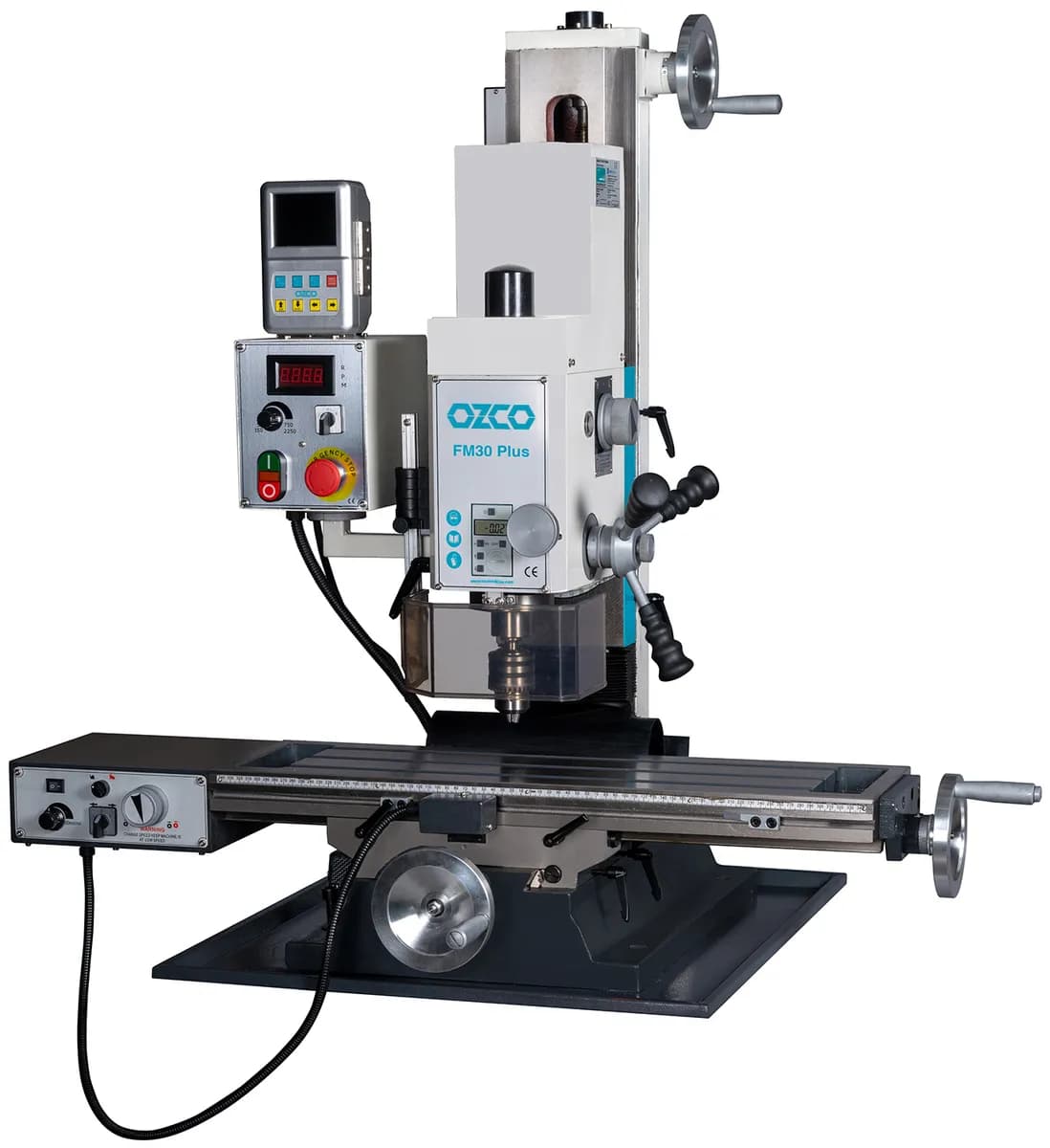 Ozco FM30PLUS FM30 Plus Masa Üstü Freze Tezgâhı