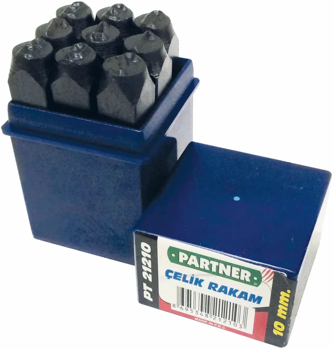 Partner PT21205 Çelik Rakam 9 Parça 5 Mm