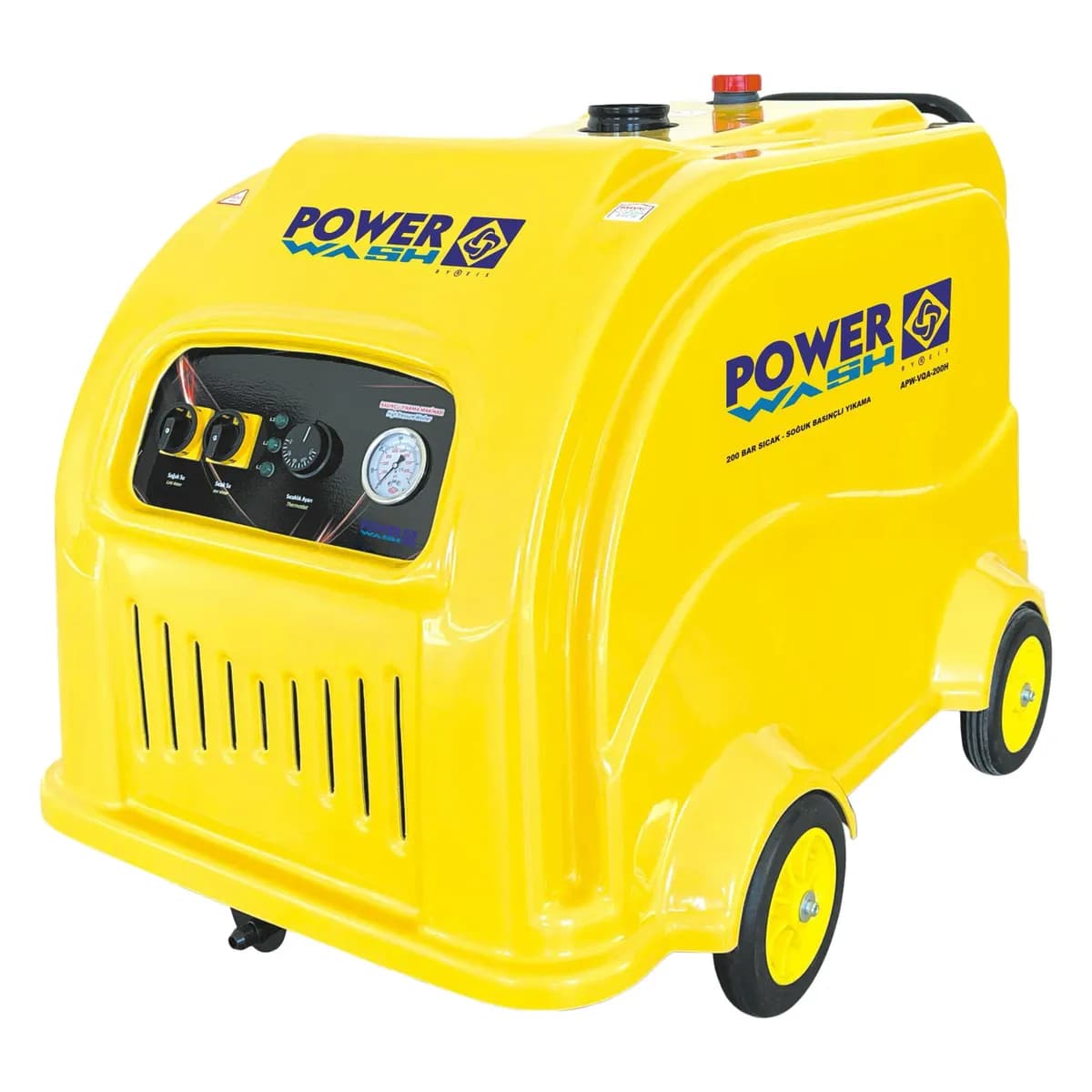 Powerwash APW-VQA-200H Profesyonel Soğuk - Sıcak Yıkama Makinası 200 Bar