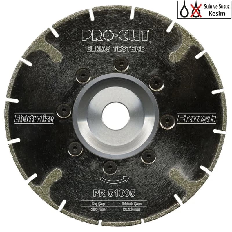 Procut PR51102 Elekrolize Testere Flanşlı 150 Ece