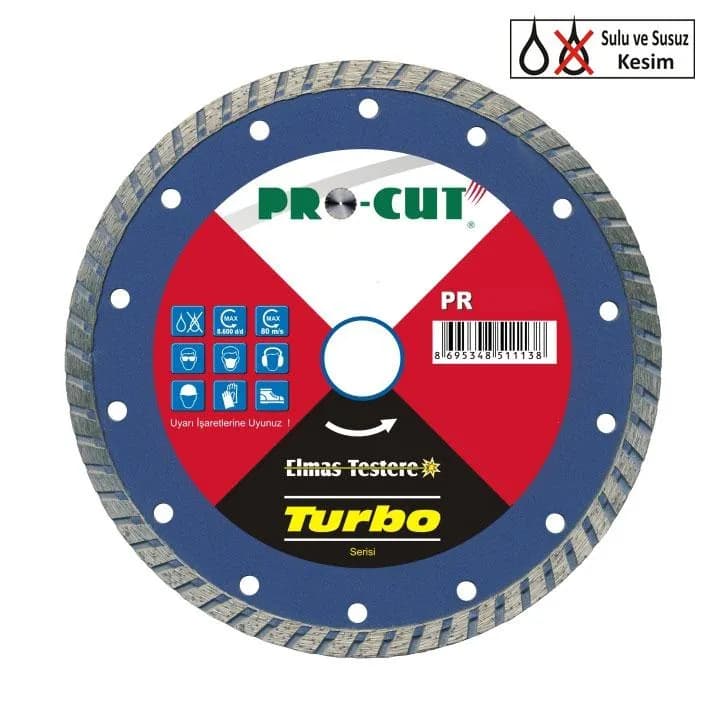 Procut PR51109 Turbo Testere 115 Ab