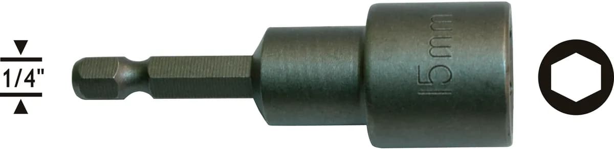 Proscr SCR03025 Somun Adaptörü 1/4"x65x14 Mm