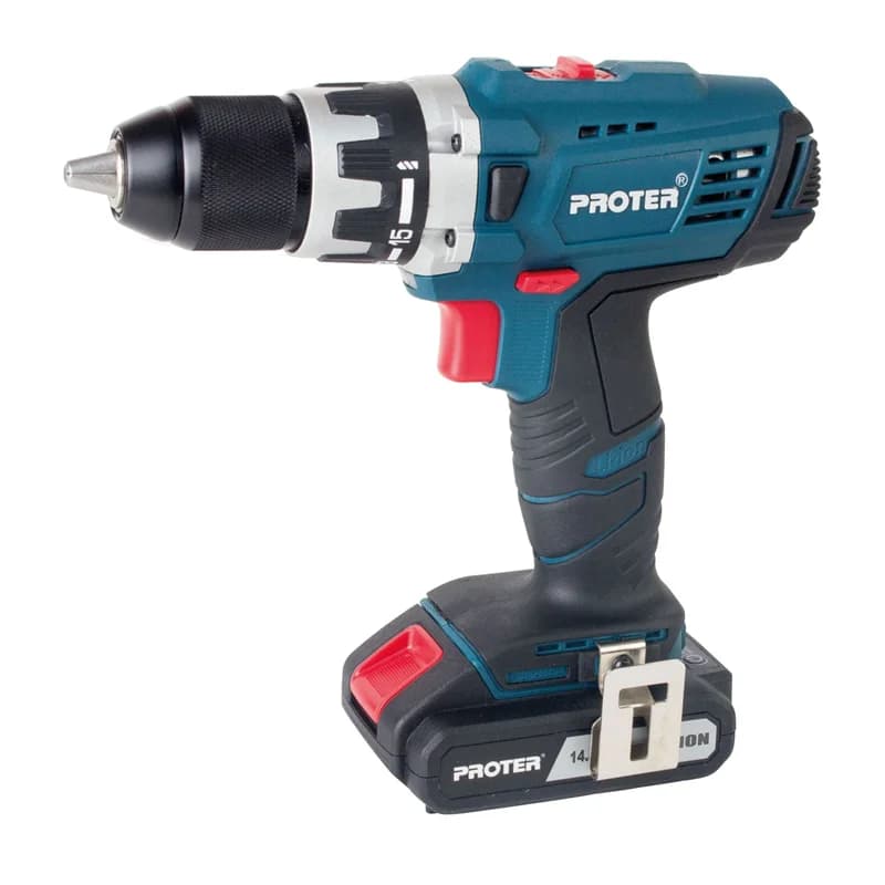 PROTER PST 414 SL 13mm 14.4V 2.0Ah Li-ion Pil 2 Vts.Şarjlı Matkap