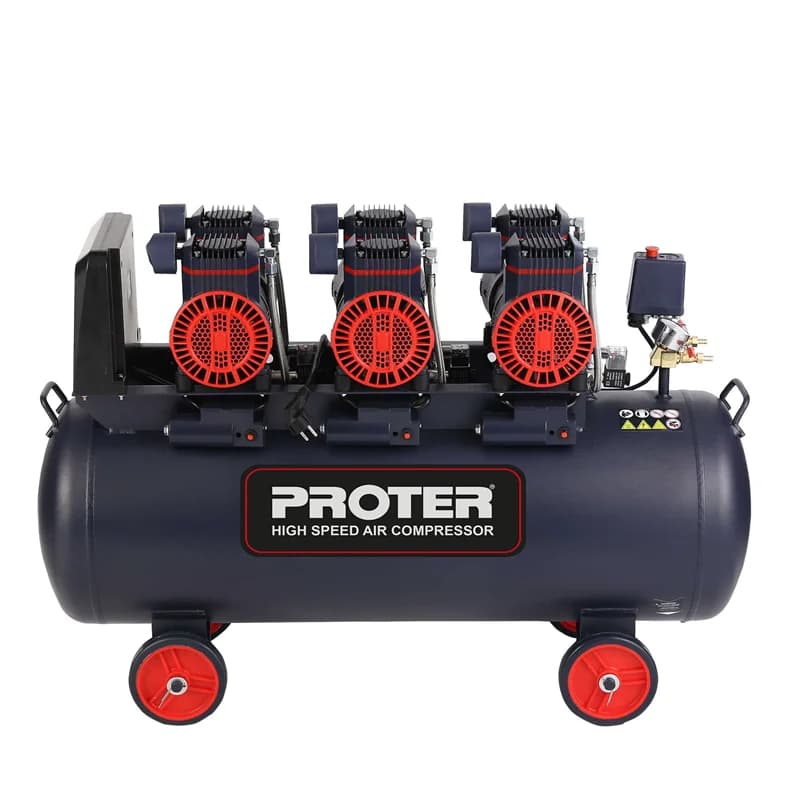 PROTER PR 206 HZ Hızlı-Yağsız 200 LT 6 HP Monofoze 8 Bar Hava Kompresörü