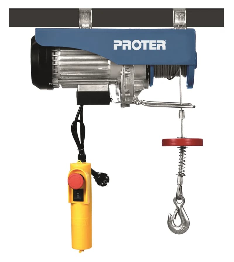 PROTER PR 4800 400-800 KG Elektrikli Mini Vinç 20 MT Halatlı