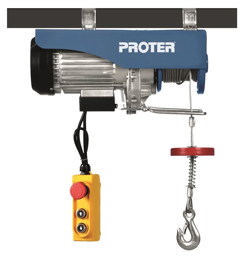 PROTER PR 6200 600-1200 KG Elektrikli Mini Vinç 20 MT Halatlı