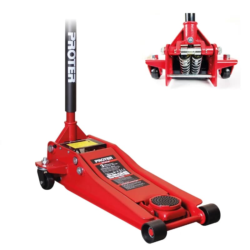 PROTER PR 303 DP 3 Ton Düşük Profil 2 Piston Arabalı Kriko