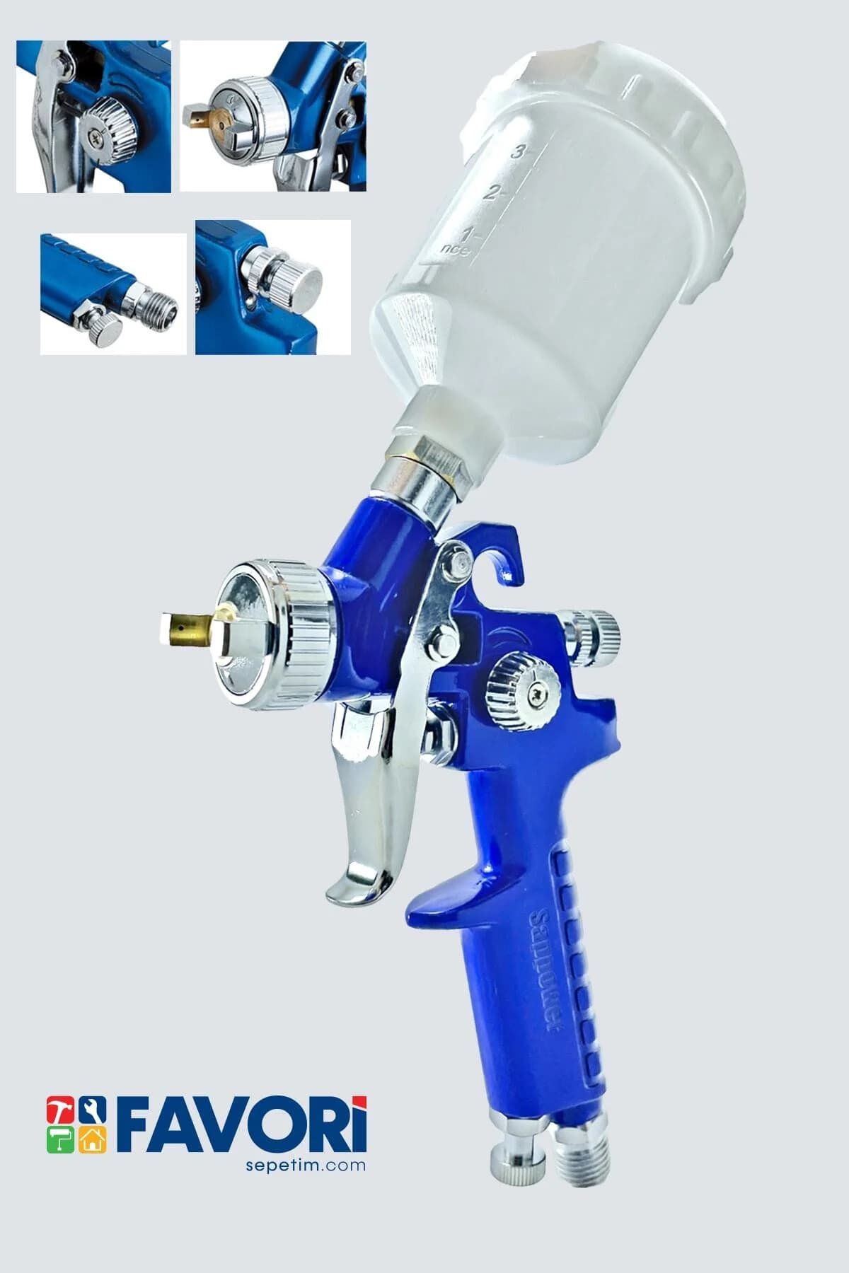 PROTER PR H-2000 1.0 mm 125 ml Üstten Plst. Depo Gölge Tabn.