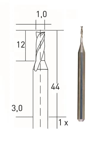 Proxxon 28758 Tungsten Karbürlü Matkap Ve Freze Ucu 1.0 Mm