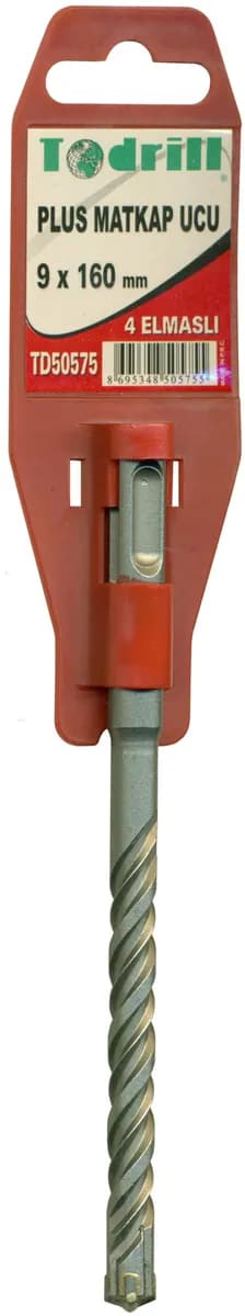 Todrill TD50609 SDS - Plus 4 Elmaslı Matkap Ucu 18x210 Mm