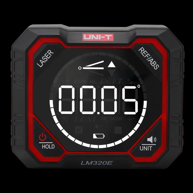 Uni-T LM320E Yüksek Hassasiyetli Açı Ölçer(Lazerli)