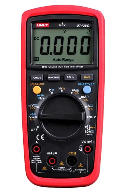 Uni-T UT139C Dijital True Rms Multimetre