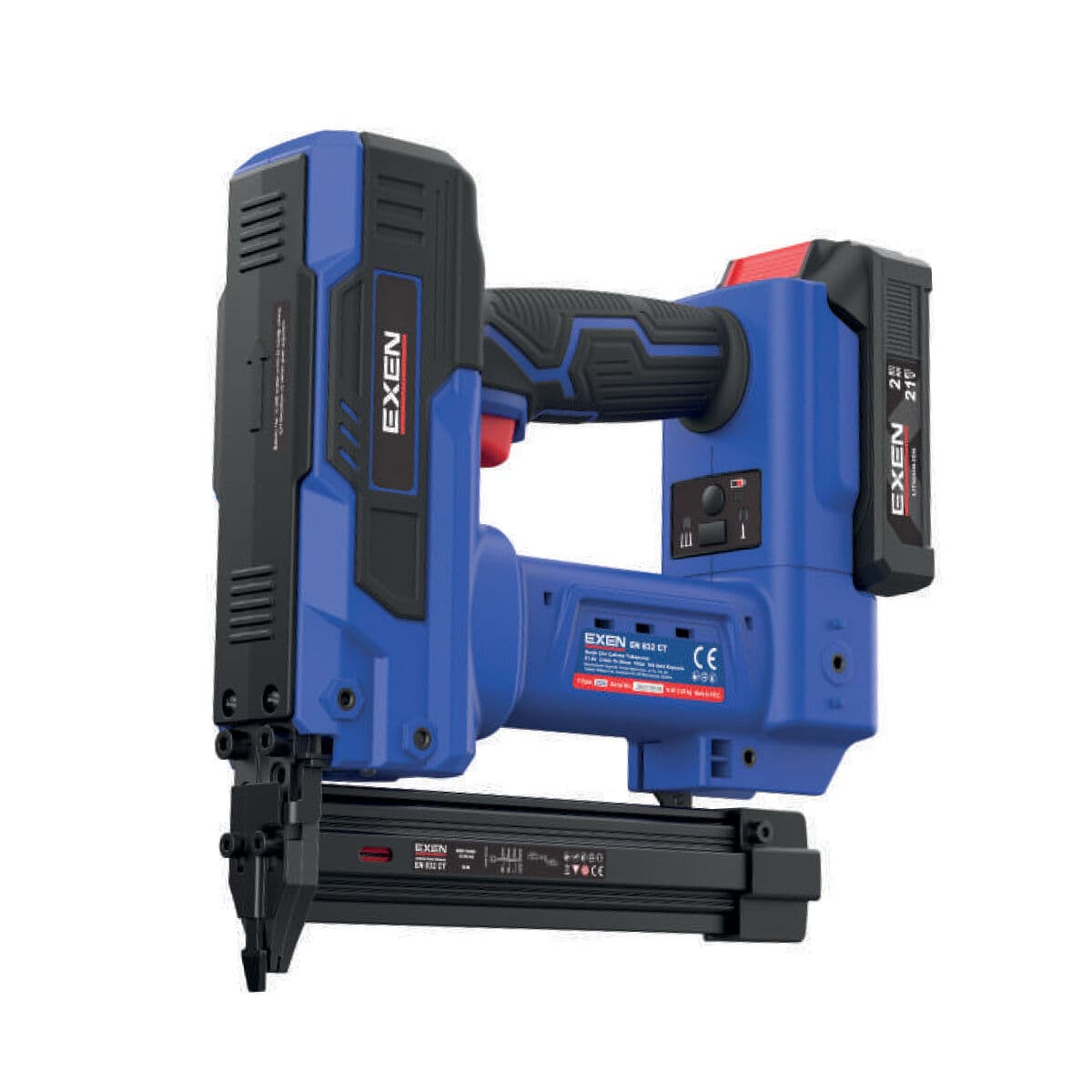 EXEN EN 832 CT - 21V 2Ah 15-30mm Şarjlı Çivi Çakma Tabancası